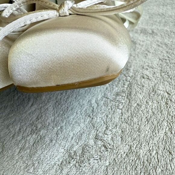 NWOT Cider Ballet Satin Bow Mary Jane Heels - Picture 5 of 16